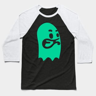 Green nervous ghost Baseball T-Shirt